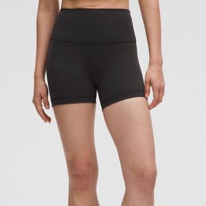 Lululemon Wunder Train High-Rise Bike Shorts Black Size 2 | 4”
